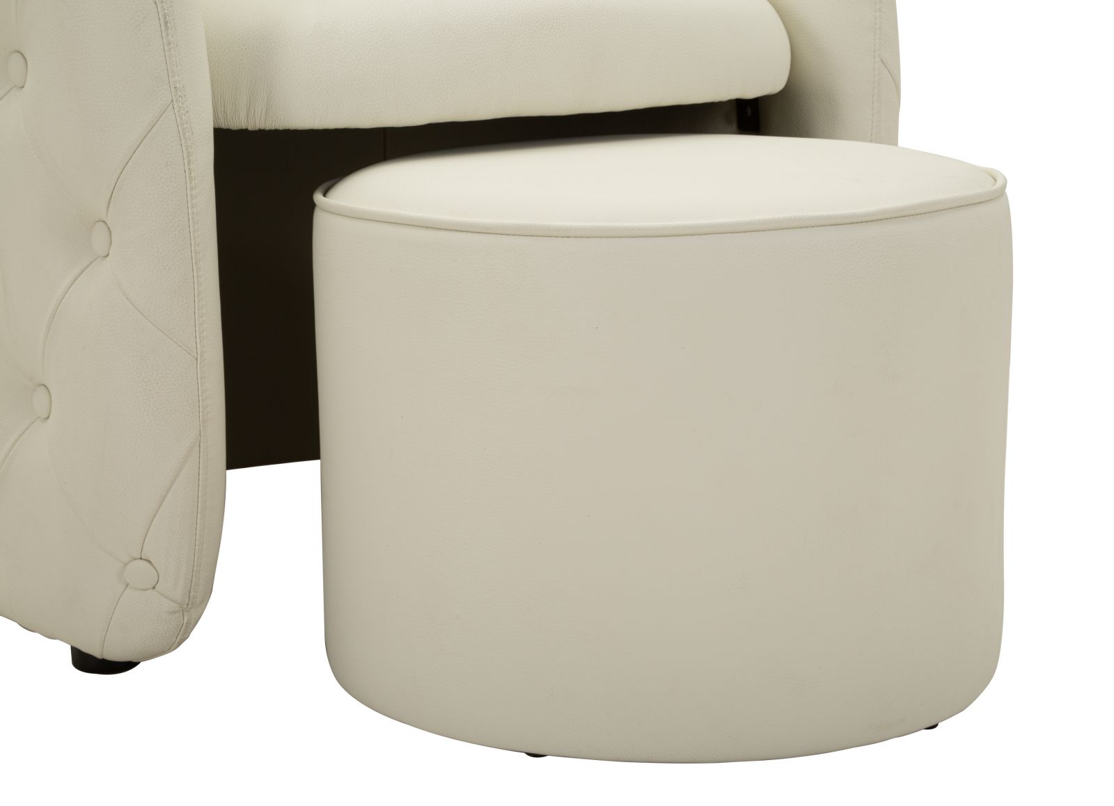 ZAGABRIA ARMCHAIR WITH STOOL CM 76X75X80-Ø 47X35 - slika 8