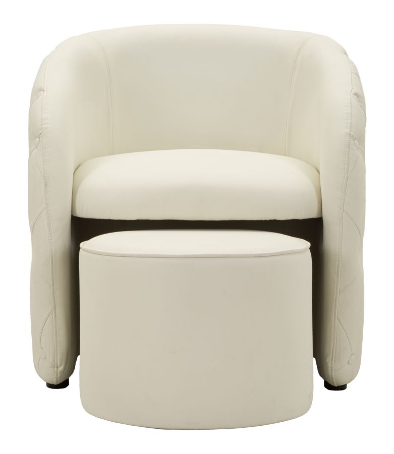 ZAGABRIA ARMCHAIR WITH STOOL CM 76X75X80-Ø 47X35 - slika 4