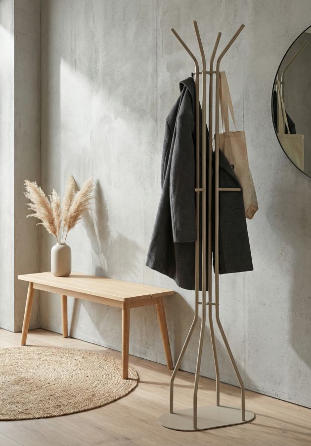SATURN HANG CLOTHES DOVE GREY CM 45X28X178 - slika 7