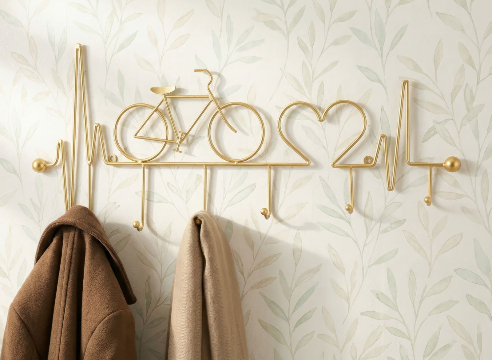 BICYCLE WALL HANGER BLACK GOLD CM 59X3,2X26,5 - slika 5