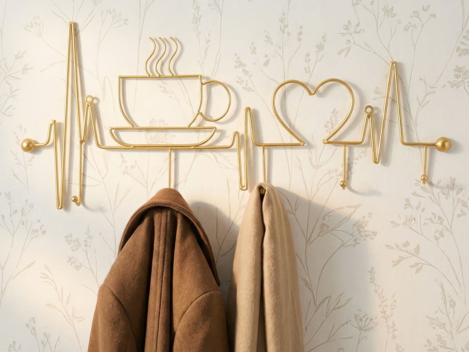 BREAKFAST WALL HANGER GOLD CM 60X3,8X26,7 - slika 5