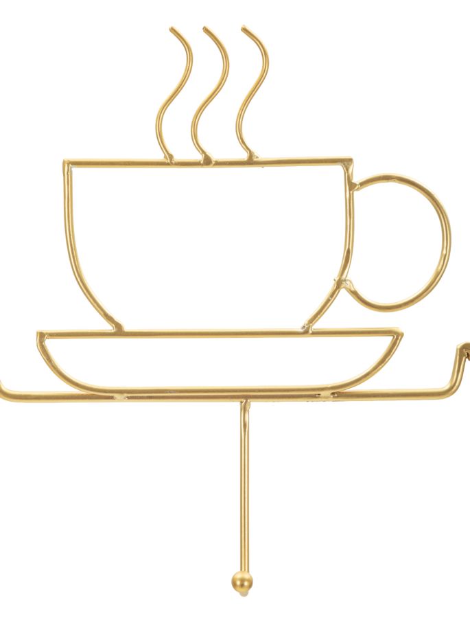 BREAKFAST WALL HANGER GOLD CM 60X3,8X26,7 - slika 2