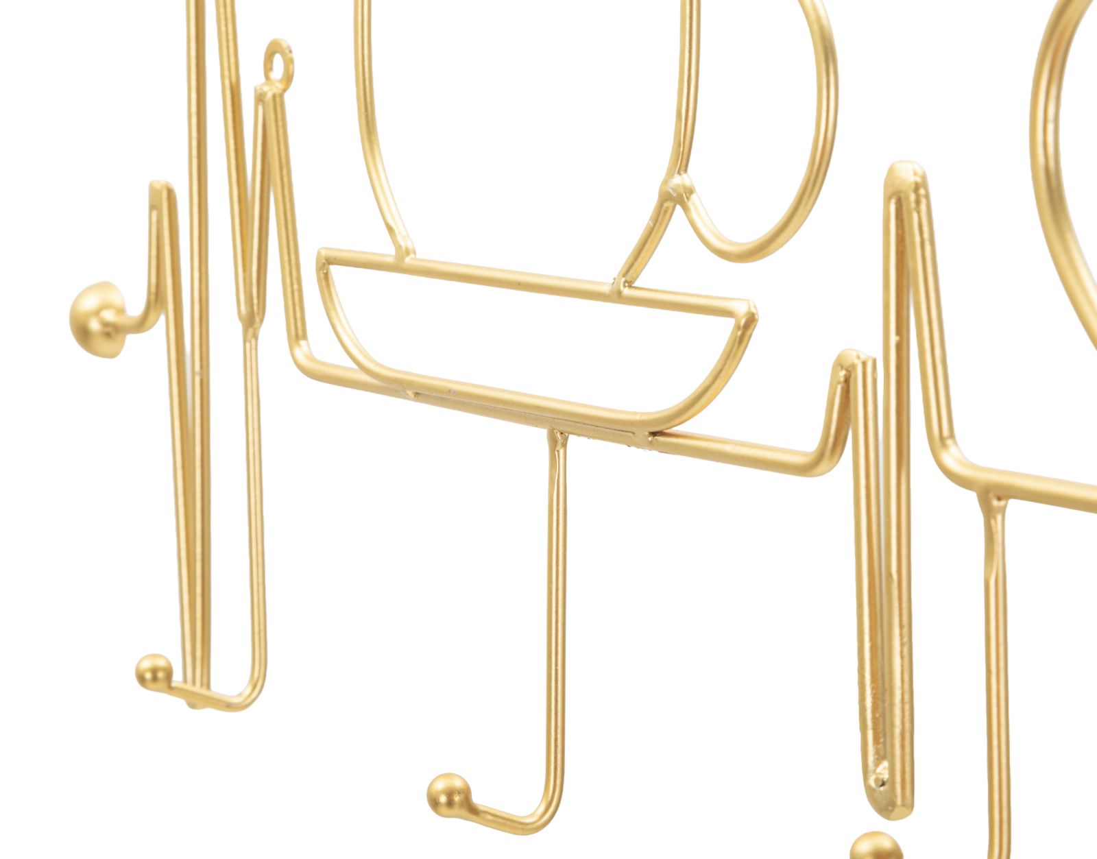 BREAKFAST WALL HANGER GOLD CM 60X3,8X26,7 - slika 4