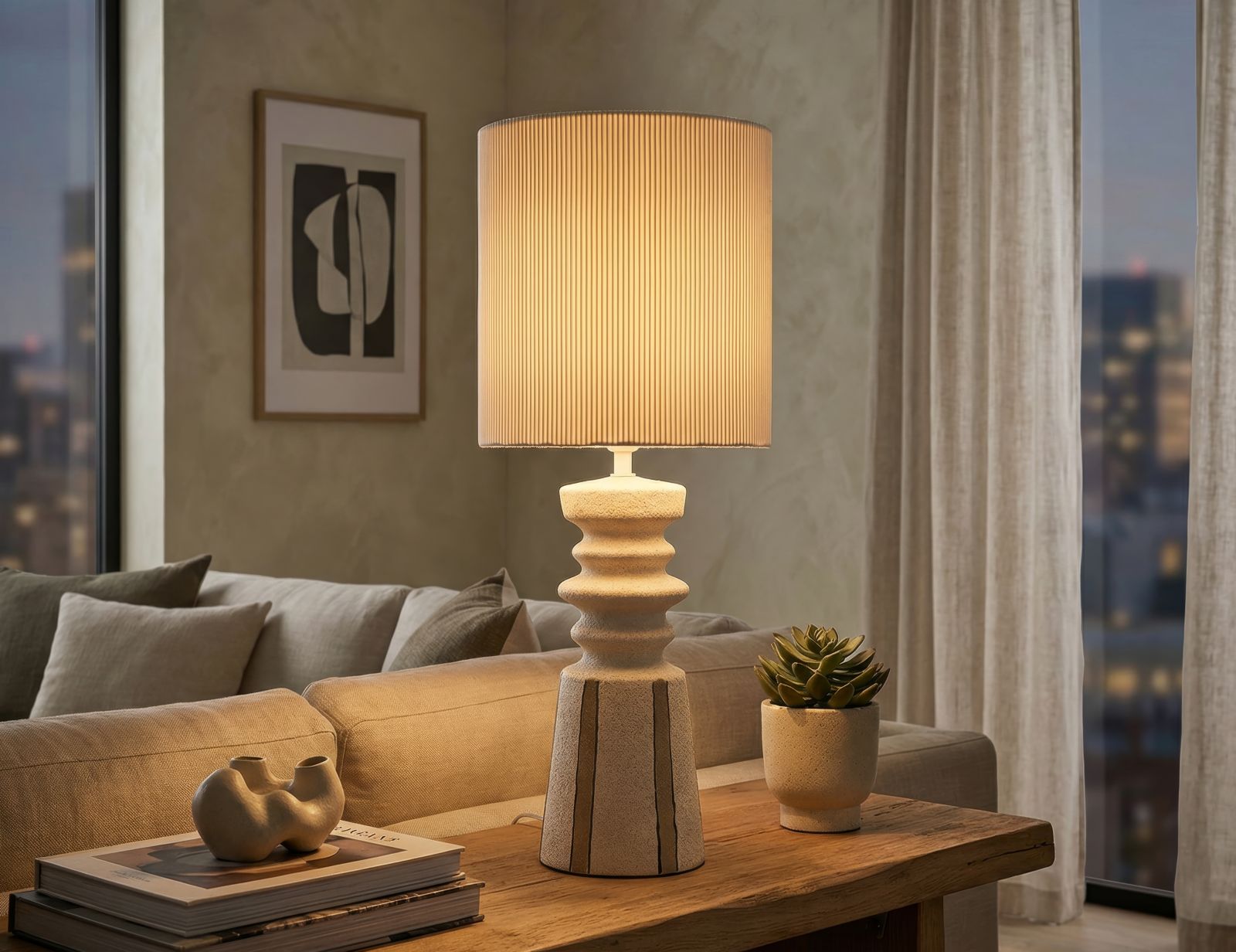 TRIBAL TABLE LAMP CM Ø 22,5X57 - slika 5