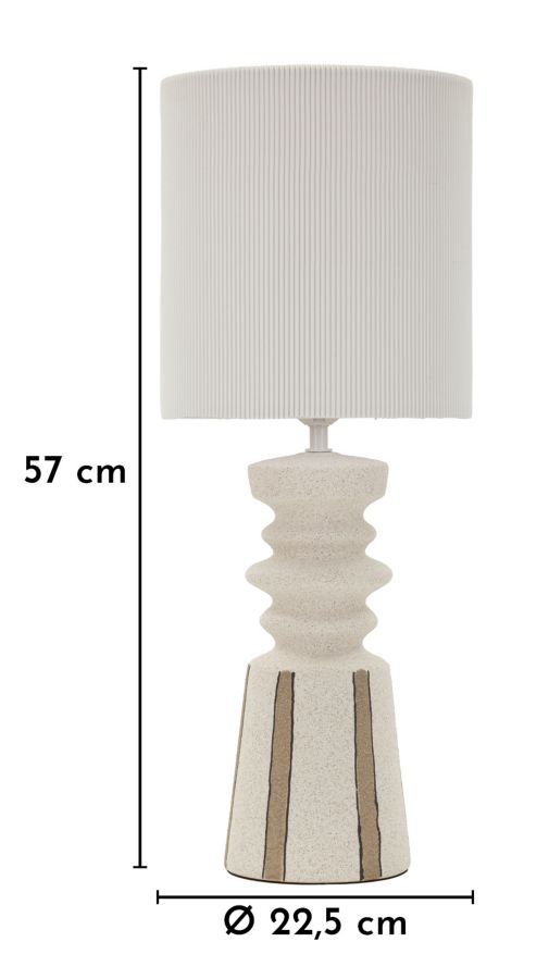 TRIBAL TABLE LAMP CM Ø 22,5X57 - slika 6