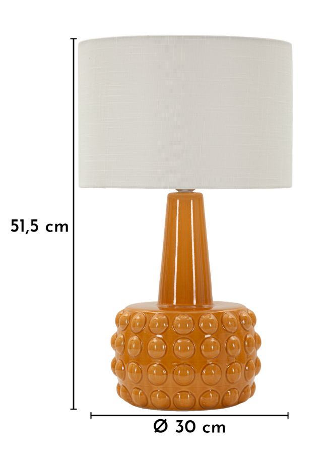 GRESS TABLE LAMP MUSTARD CM Ø 30X51,5 - slika 6
