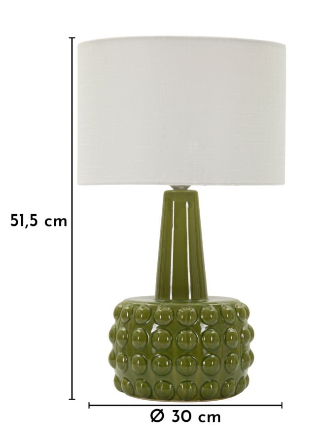 GRESS TABLE LAMP GREEN CM Ø 30X51,5 - slika 6