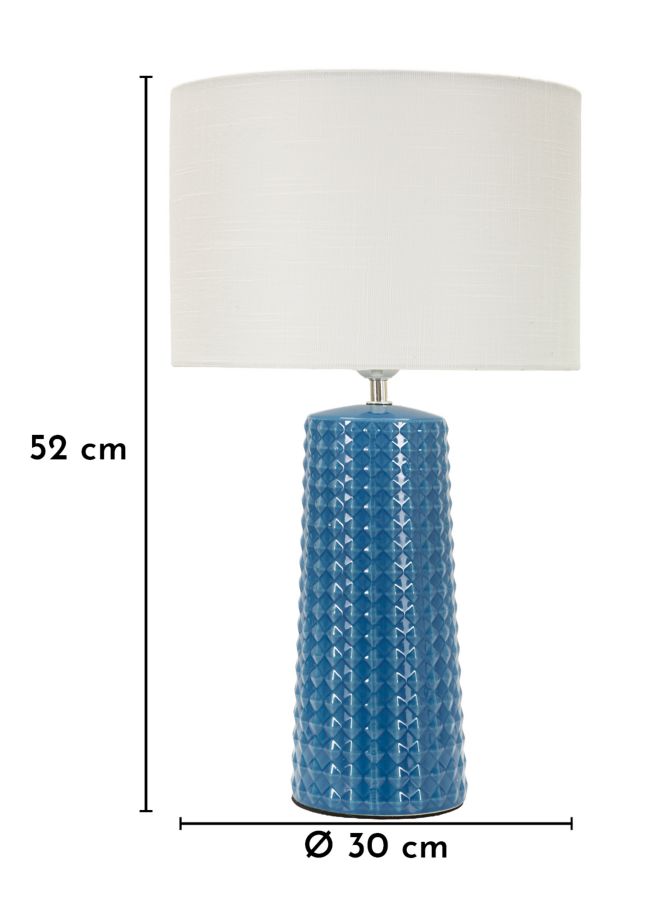 GLISS TABLE LAMP BLUE CM Ø 30X52 - slika 6
