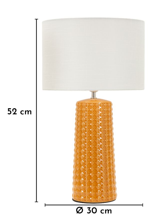 GLISS TABLE LAMP MUSTARD CM Ø 30X52 - slika 6
