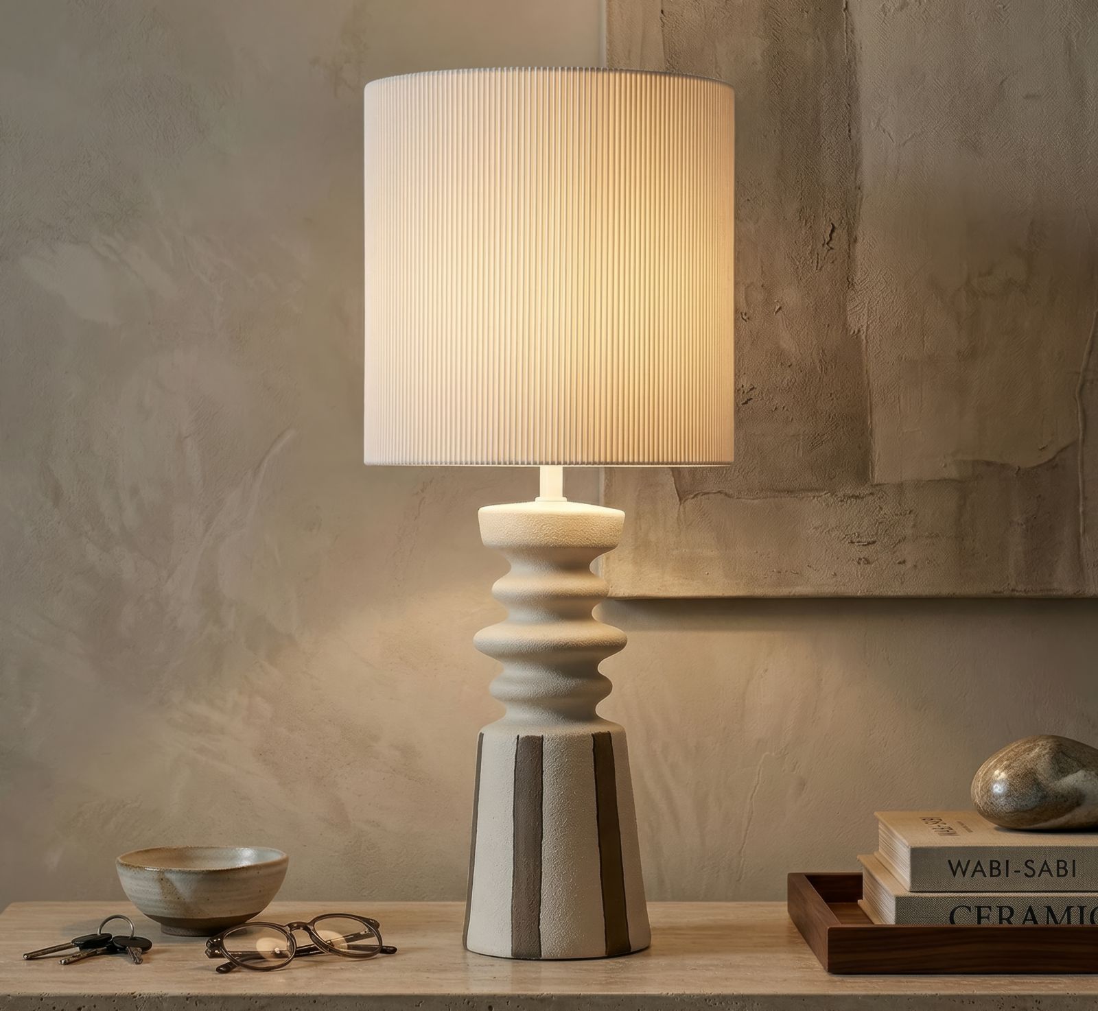 TRIBAL TABLE LAMP CM Ø 26,5X67 - slika 5