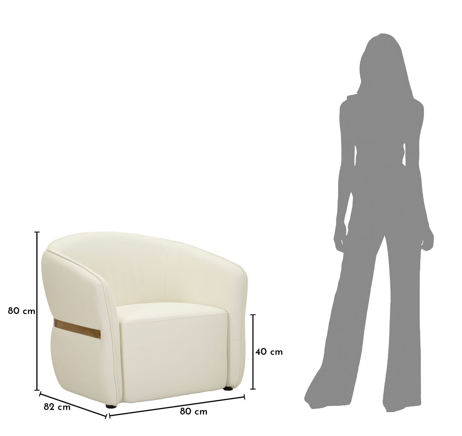 MINSK ARMCHAIR CM 86X82X80 - slika 10