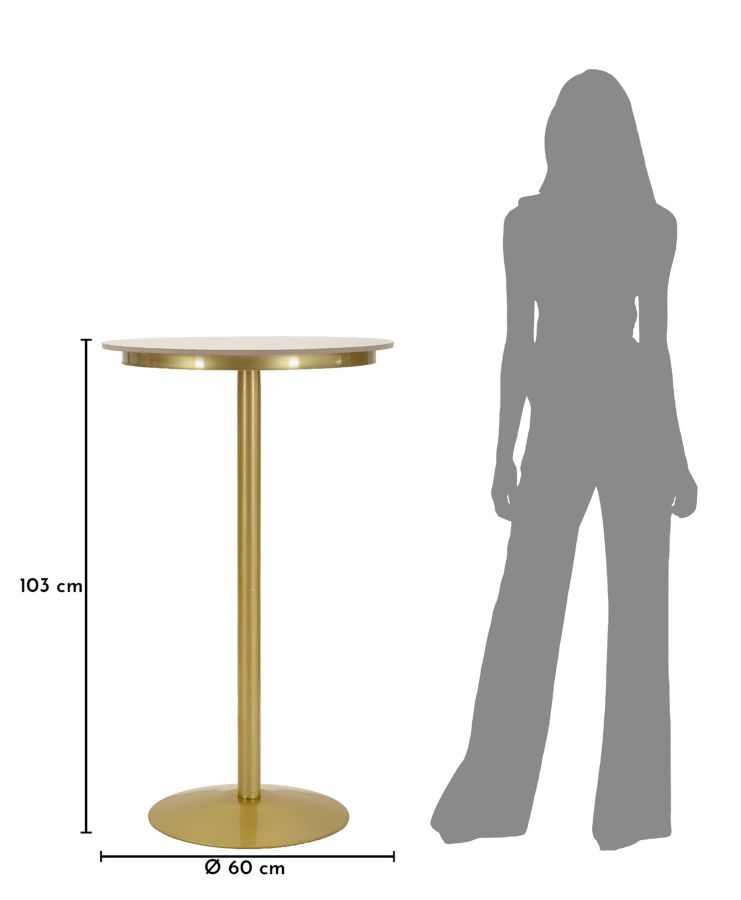 SIMPLY BAR TABLE CM Ø 60X103 - slika 8