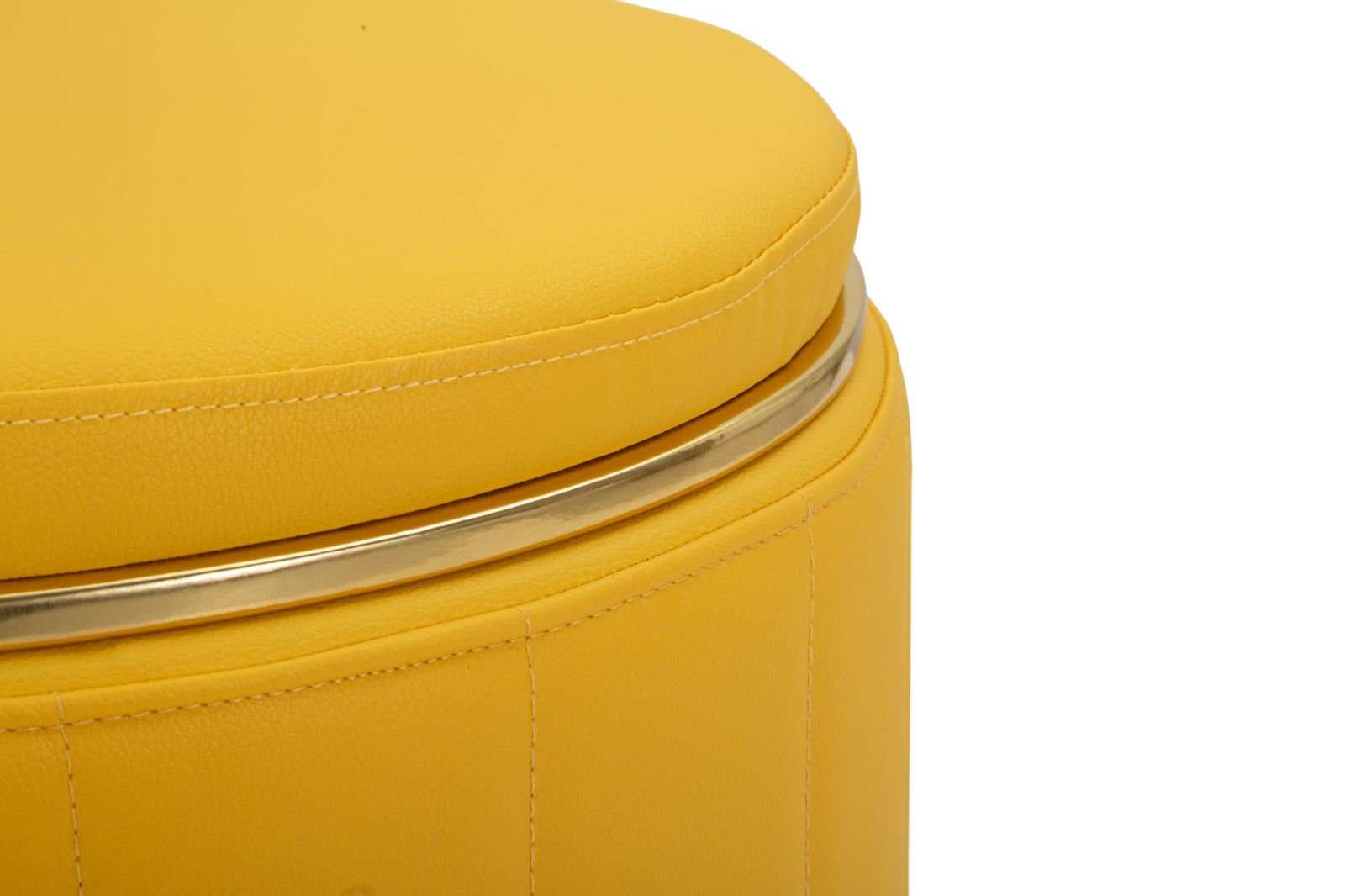 LONDON POUF WITH STORAGE MUSTARD CM Ø 46,5X44 - slika 3