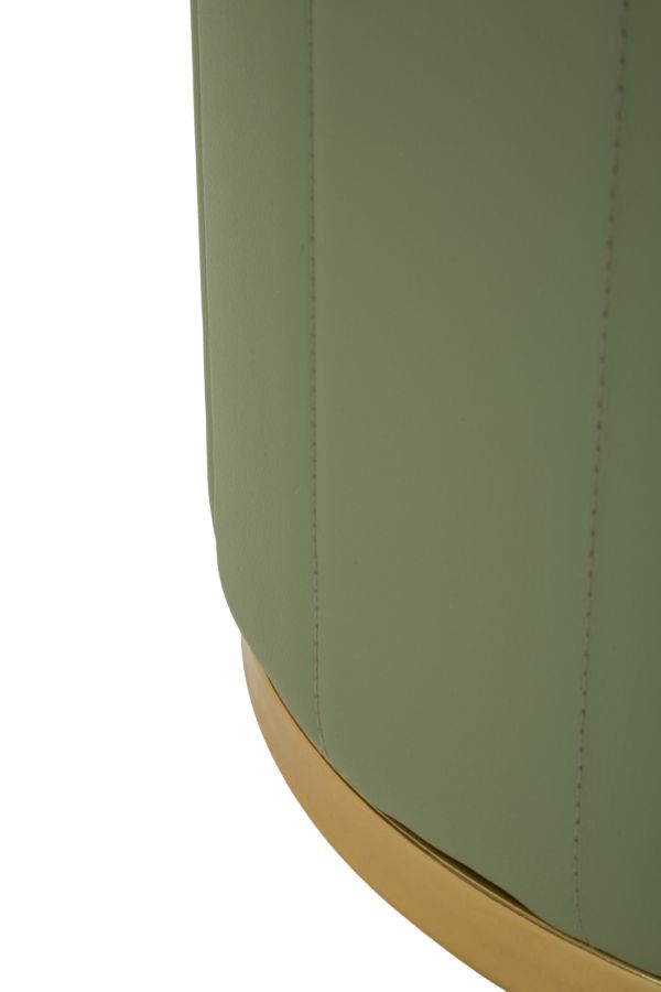 LONDON POUF WITH STORAGE GREEN CM Ø 46,5X44 - slika 5