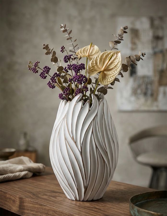 VASE POLYRESIN HONDURAS CM Ø 27X41,5 - slika 5
