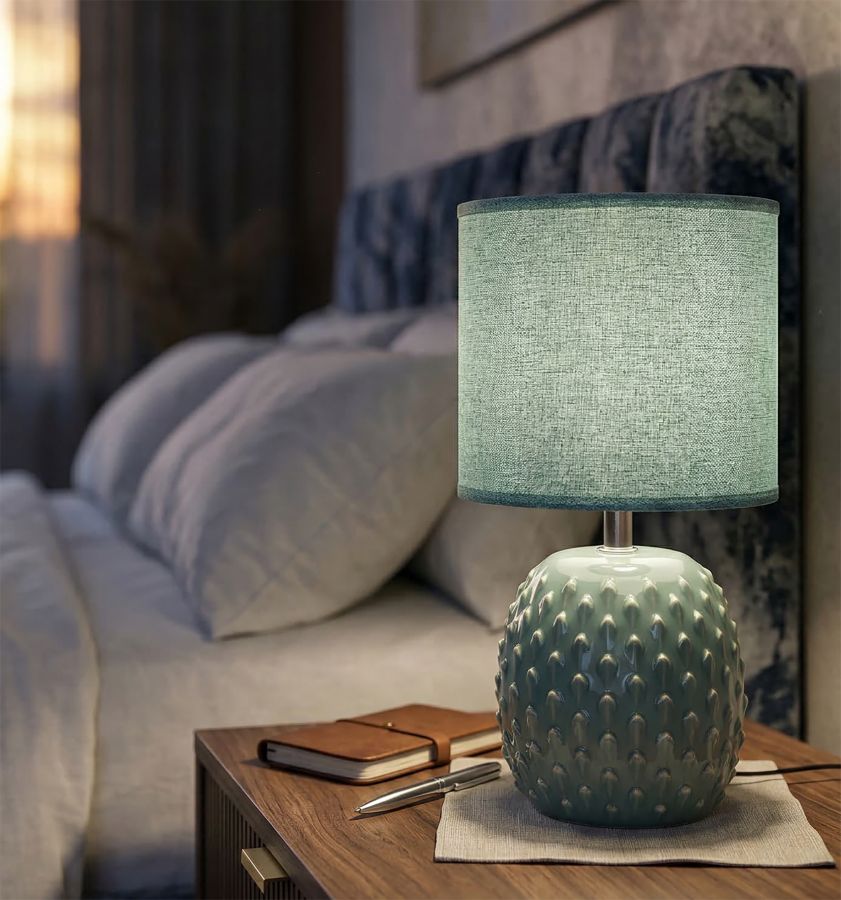 BADSIDE LAMP PONTUS TURQUOISE CM Ø 14X27 - slika 7