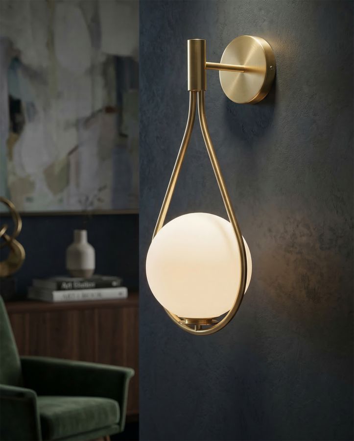 WALL LAMP GLAMY DROP CM 24x20x52 - slika 6