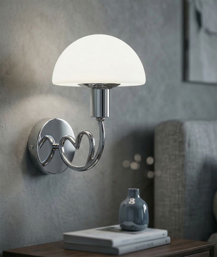 WALL LAMP LOVY SILVER CM 23X15X22 - slika 8