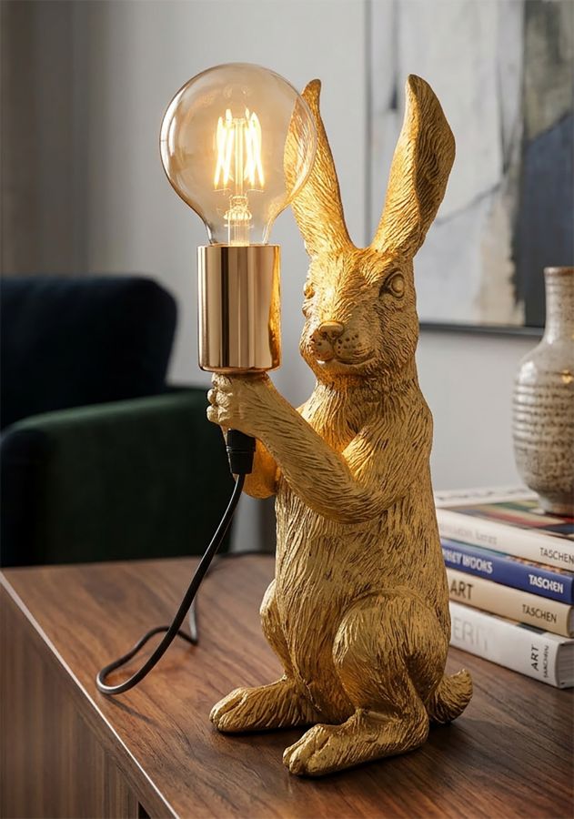 TABLE LAMP RUBBIT CM 13X17X35.5 - slika 5