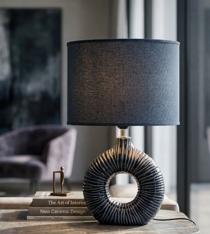 TABLE LAMP SETA BLUE CM 28,5X15X43 - slika 8