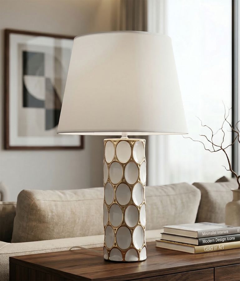 TABLE LAMP GLAM CARV CM Ø 34,5X56 - slika 5