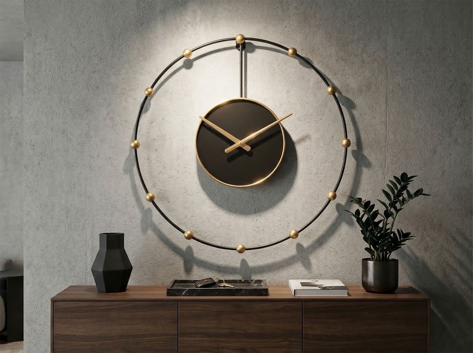 WALL CLOCK PEARL CM Ø 61X4,5 - slika 5