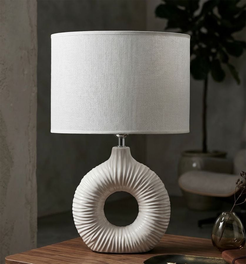TABLE LAMP SETA WHITE CM 28,5X15X43 - slika 8
