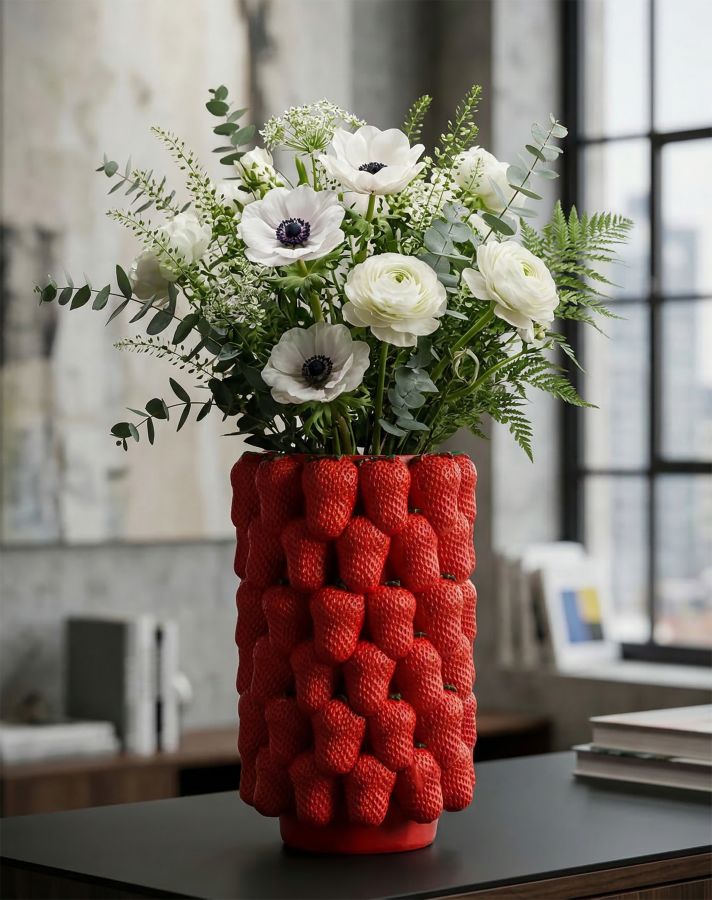 VASE STRAWBERRY CM Ø 20X32 - slika 6