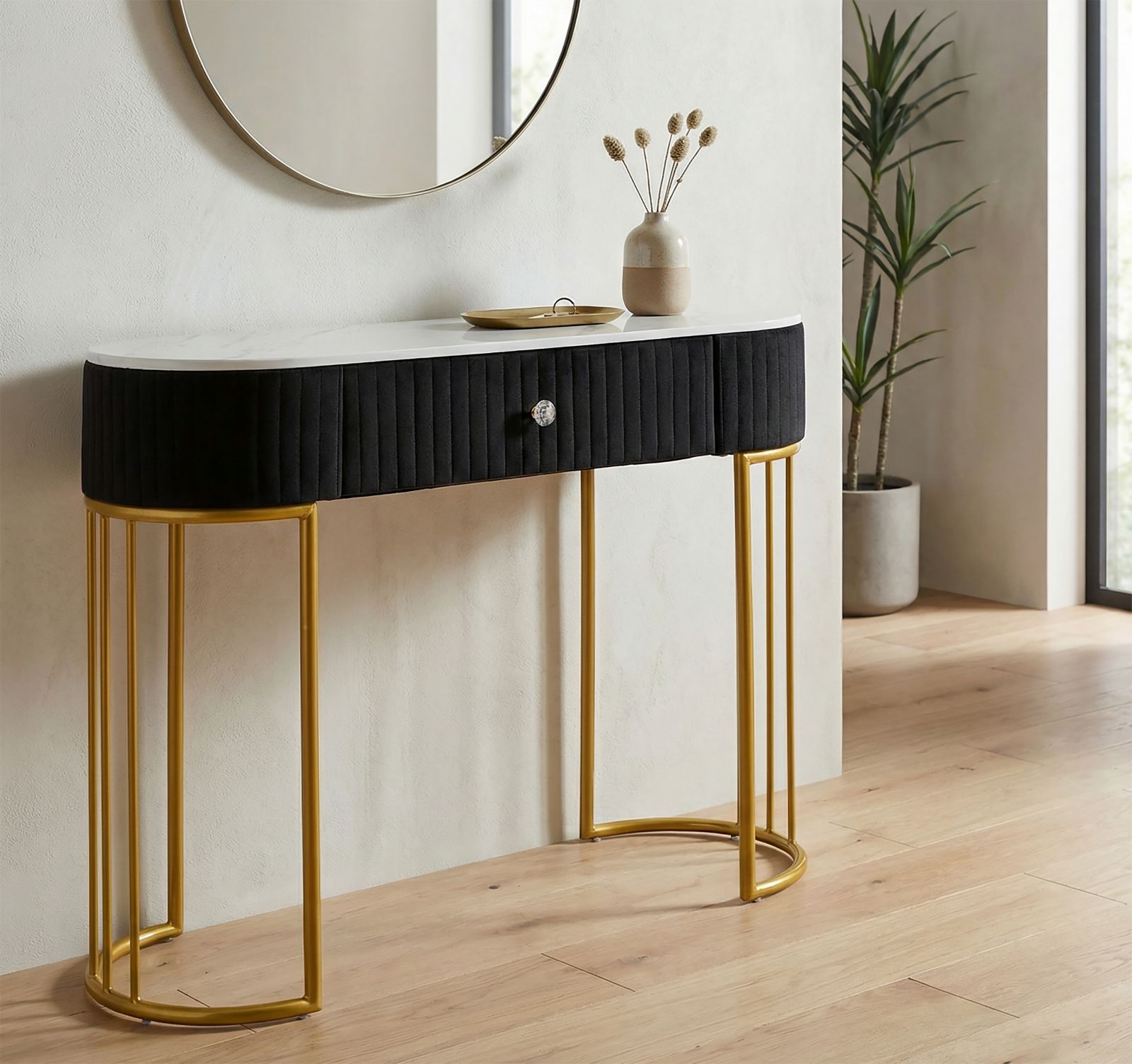 CONSOLE MONTPELLIER BLACK CM 100x43x74 - slika 7