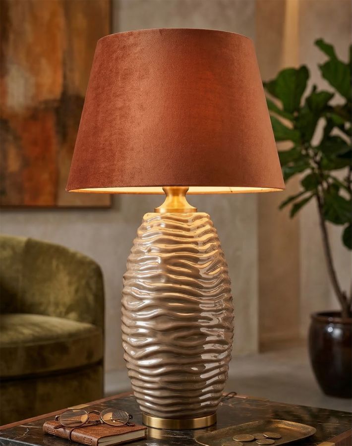 PRAGUE TABLE LAMP -W- CM Ø 45,5X79 - slika 6