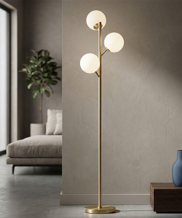 FLOOR LAMP GLAMY 3 LUCI CM Ø 36x190 - slika 7