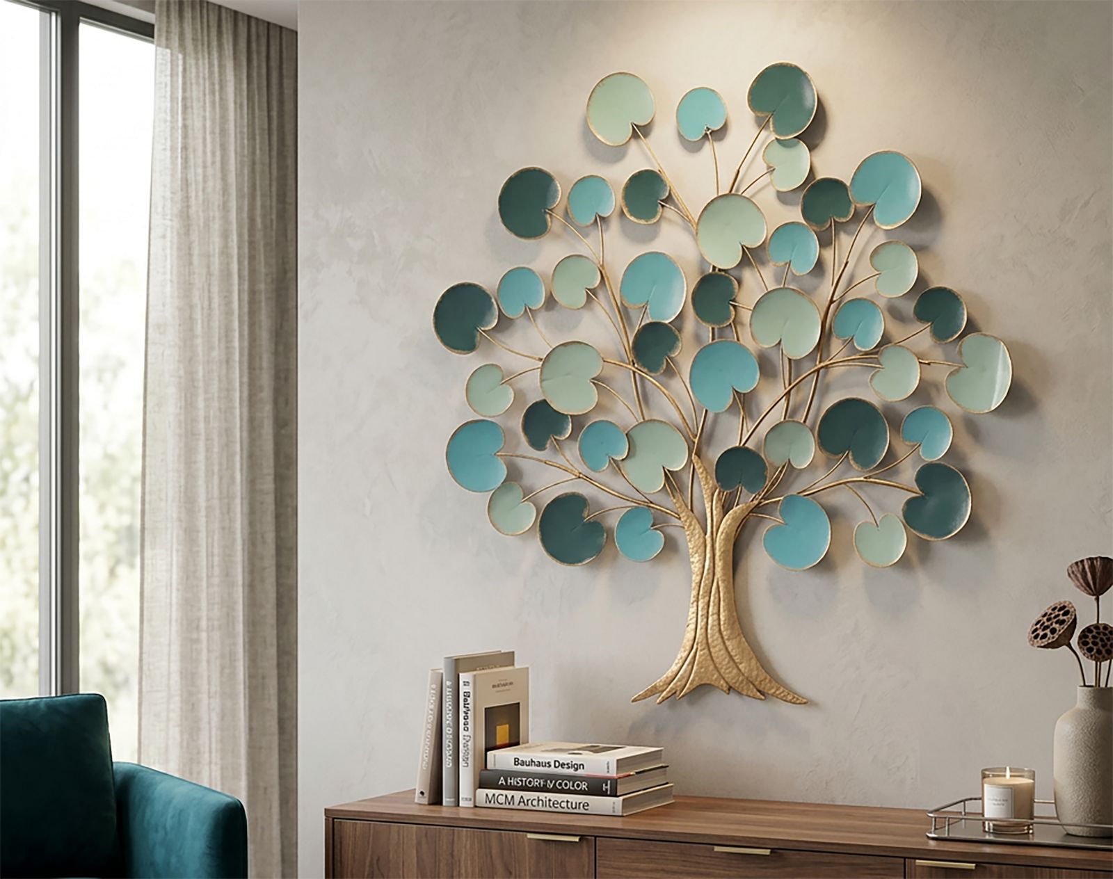 WALL DECOR APPLE CM 89X2,5X90 - slika 6