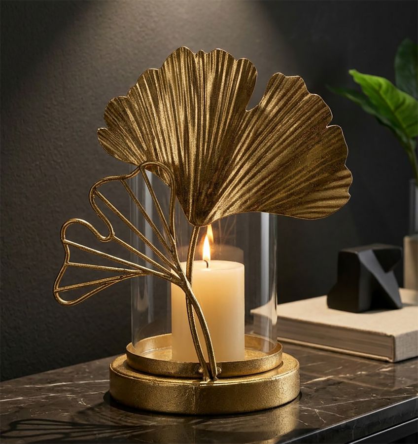 CANDLE HOLDER LEAF CM 17X12X21 - slika 5