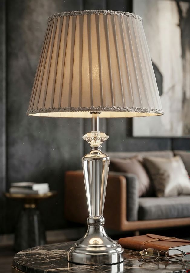 TABLE LAMP SILVERY CM Ø 30X56 - slika 6