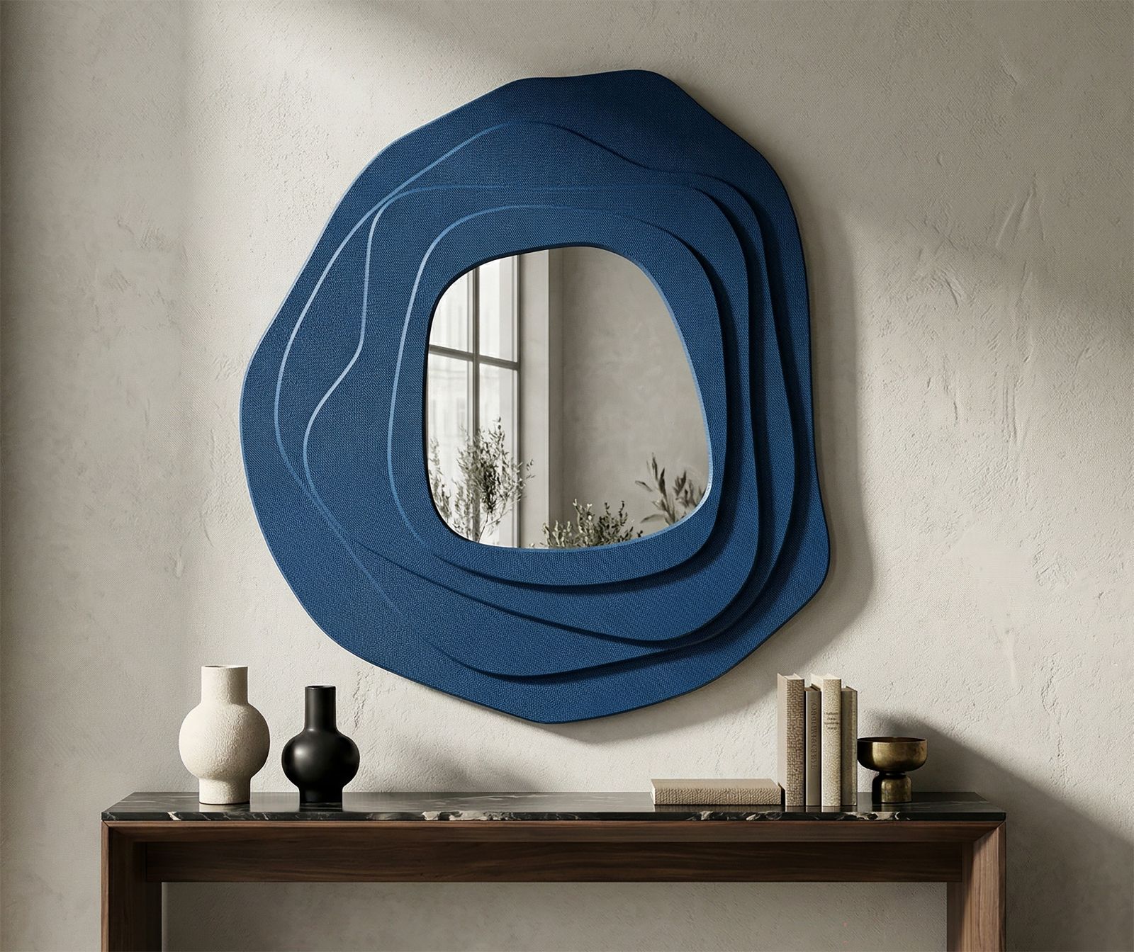 WALL MIRROR DALIA BLUE CM 90X4X97 - slika 6