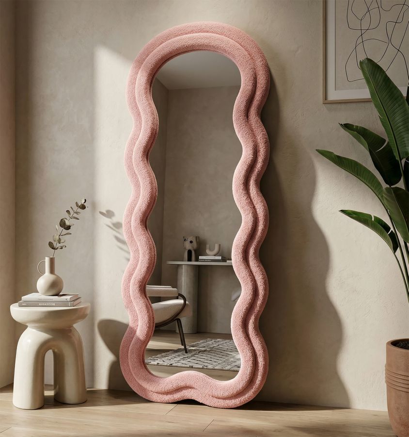 PINK TEDDY WALL MIRROR CM 60X4X160 ( INSIDE MIRROR SIZE CM 39X137) - slika 7