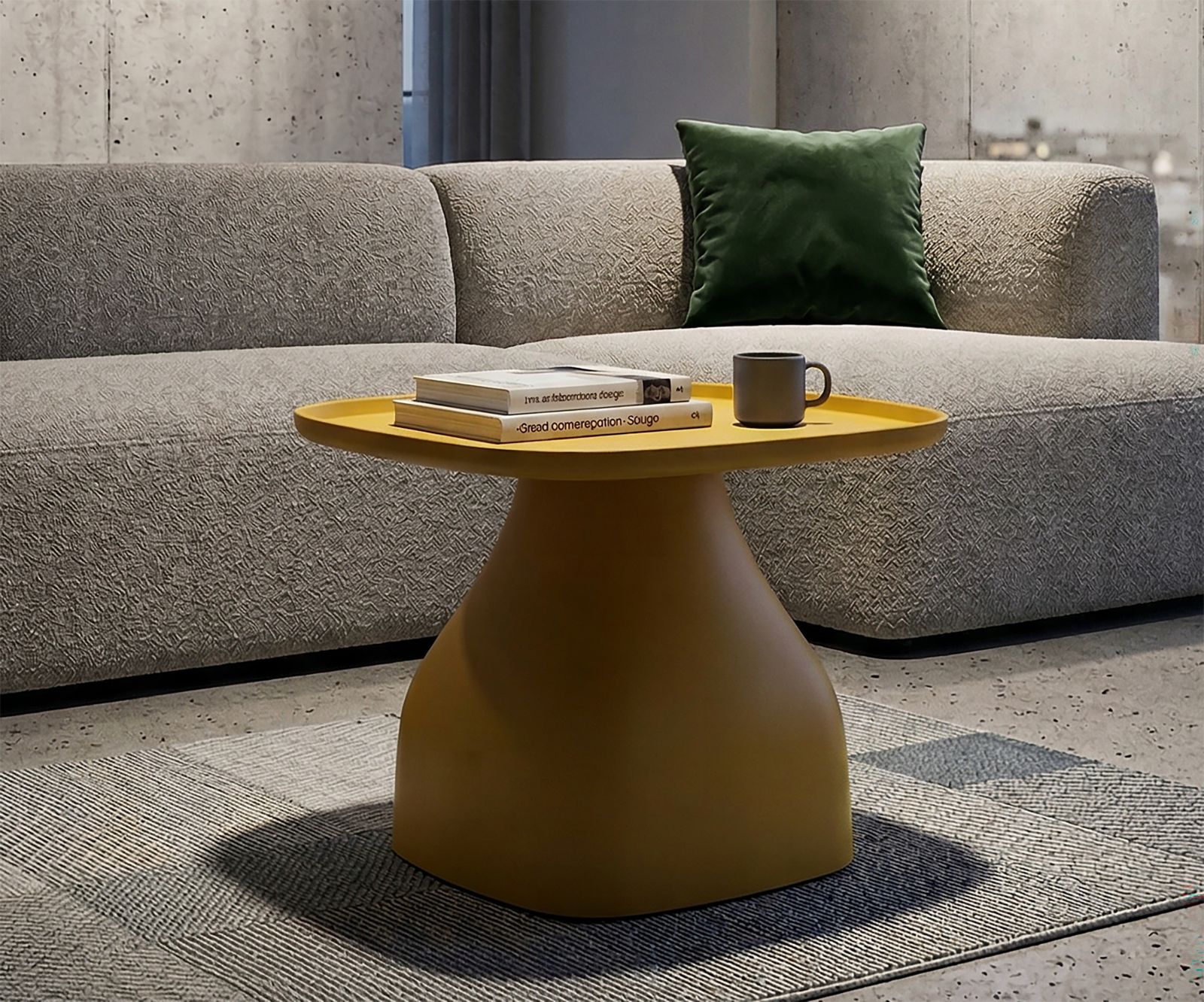 GEA TABLE YELLOW CM 48X48X38 - slika 6