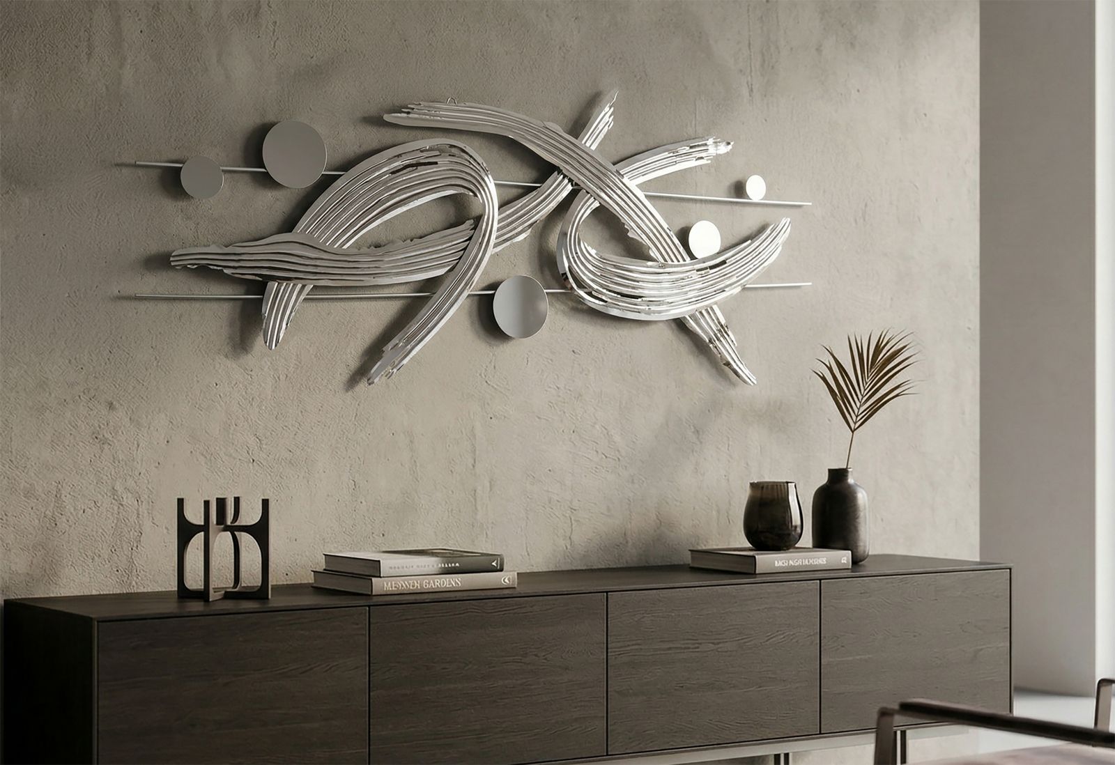 WALL IRON PANEL MONDRIAN CM 121X5X52 - slika 6