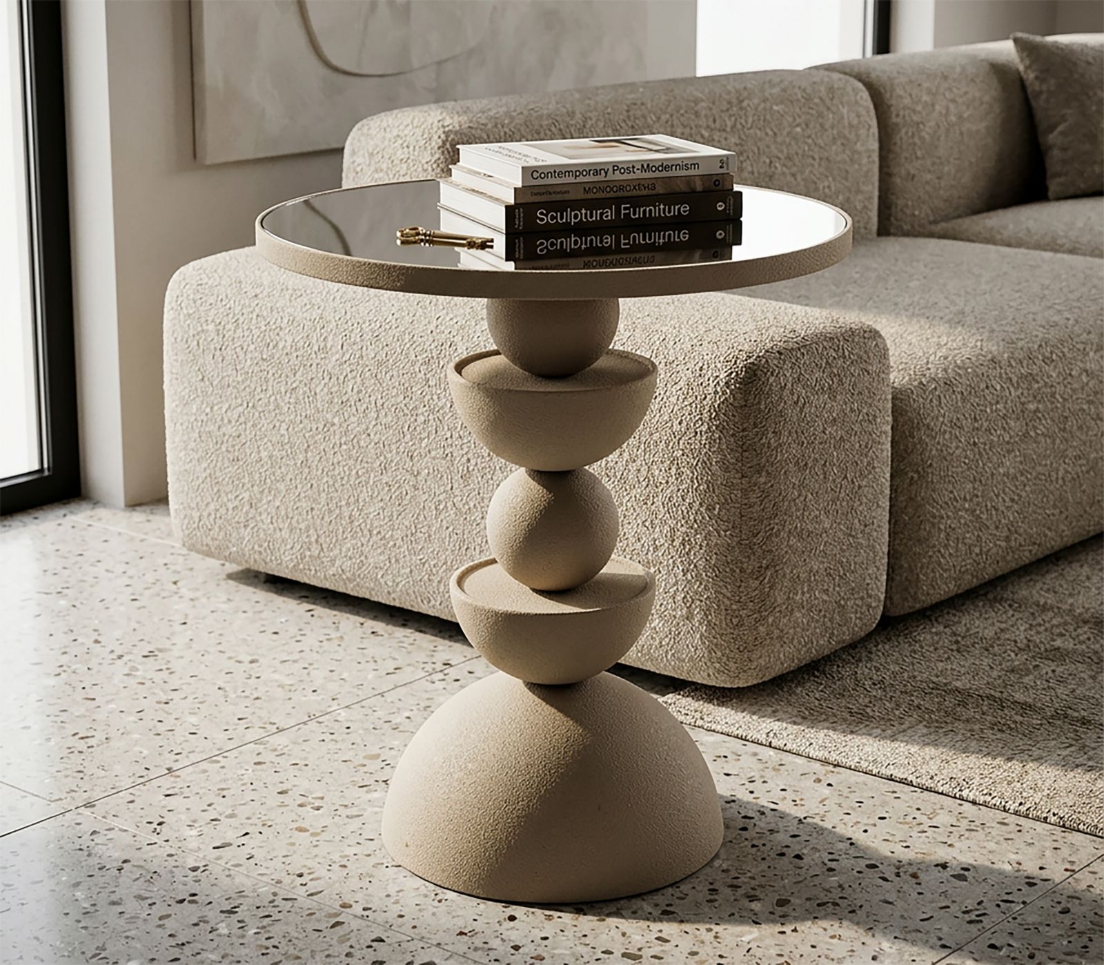 TABLE DUNE WITH MIRROR CM Ø 40,5X42 - slika 6