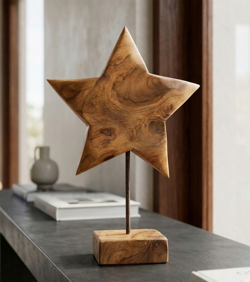 STAR SCULPTURE TEAK CM 28X1242 - slika 10