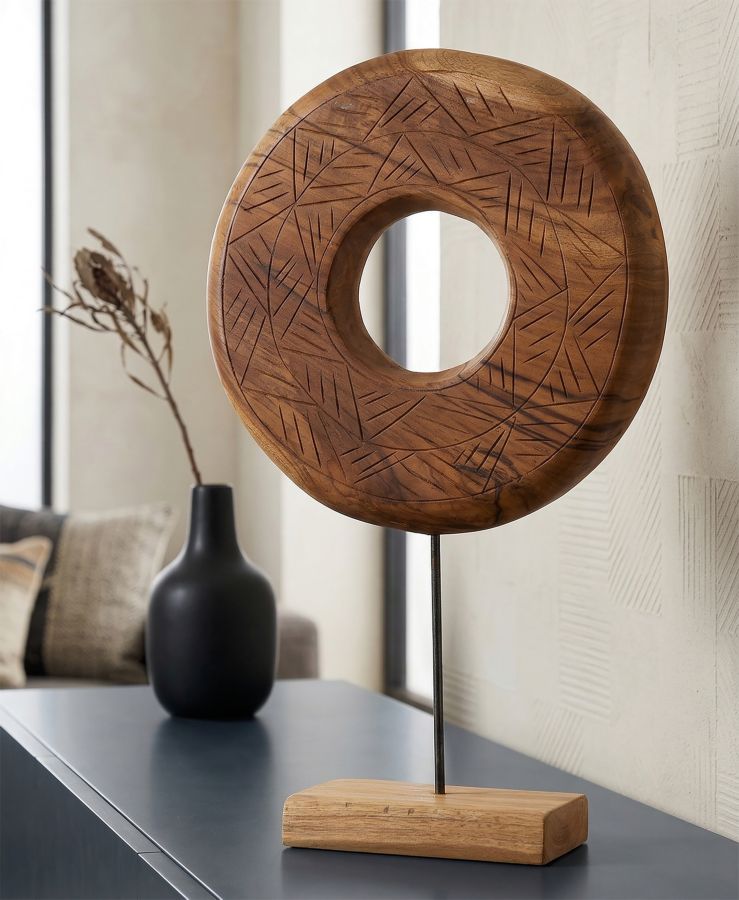 DORAT SCULPTURE TEAK CM 35X10X58 - slika 8