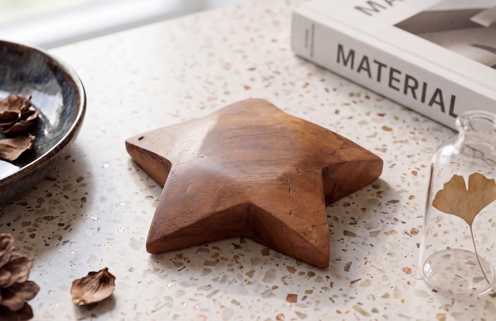 BINTANG SCULPTURE TEAK CM Ø 19X5 - slika 9