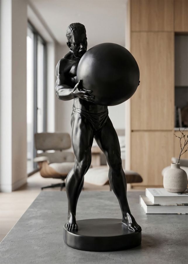 STATUE ATLAS CM 18,5X20,5X43,5 - slika 7