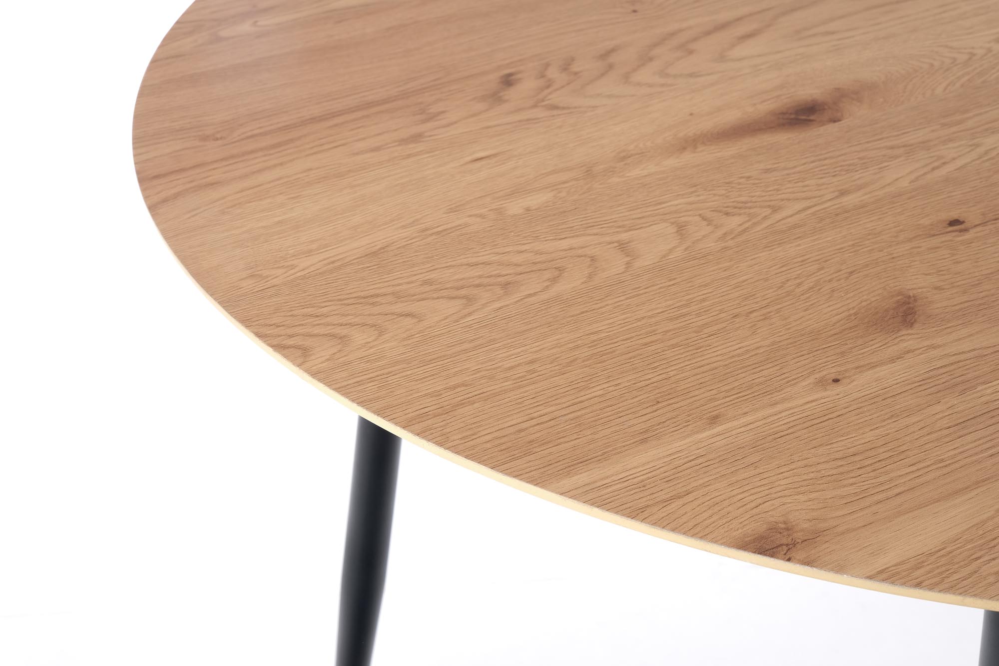 JACKSON table, color: top - golden oak, legs - black - slika 13