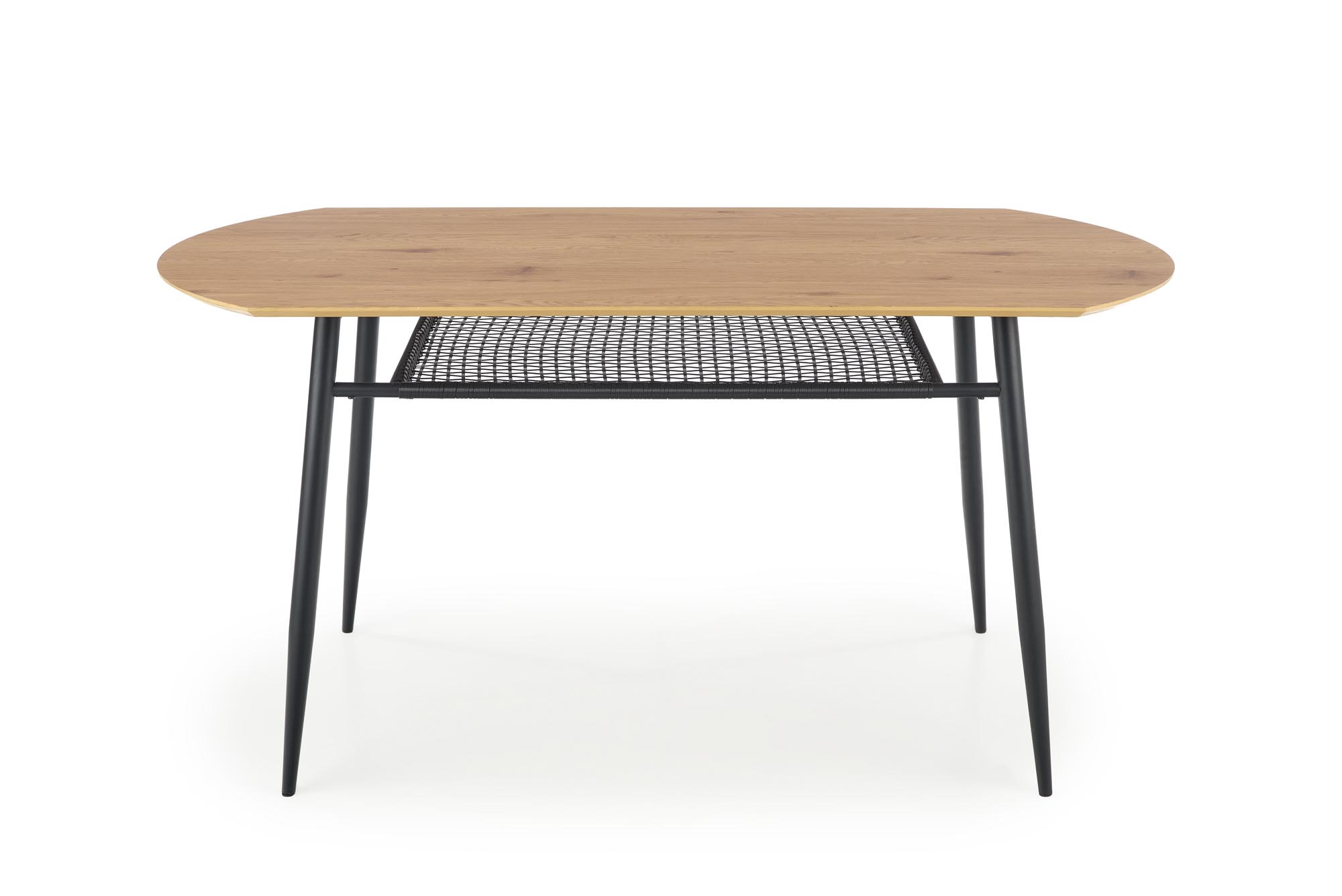 JACKSON table, color: top - golden oak, legs - black - slika 8