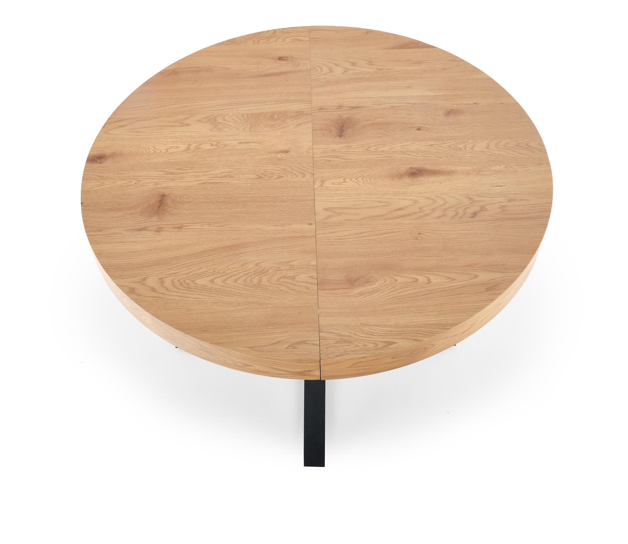 MERCY extension table, color: top - golden oak, legs - black - slika 5