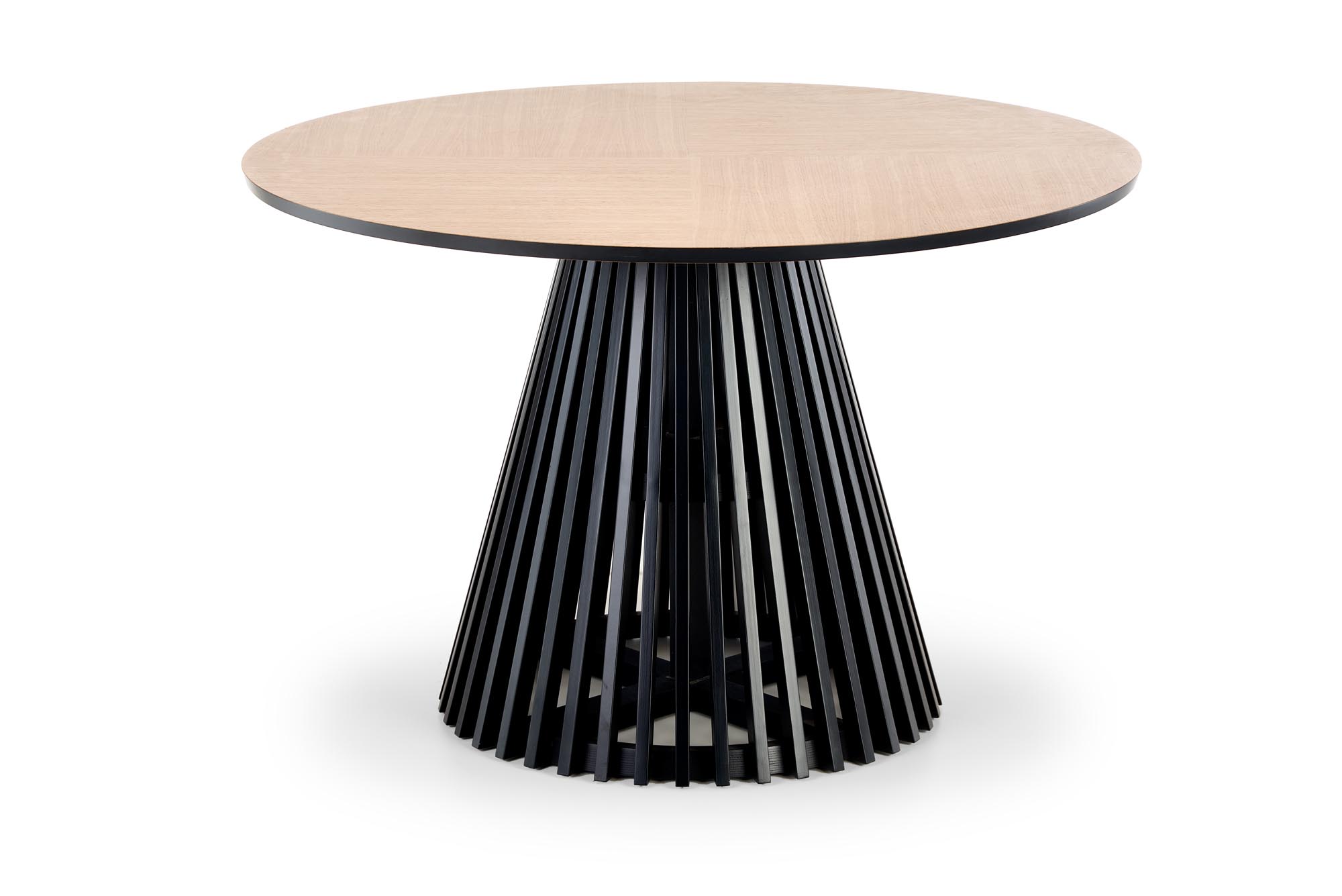 MIYAKI table natural oak, leg black - slika 5