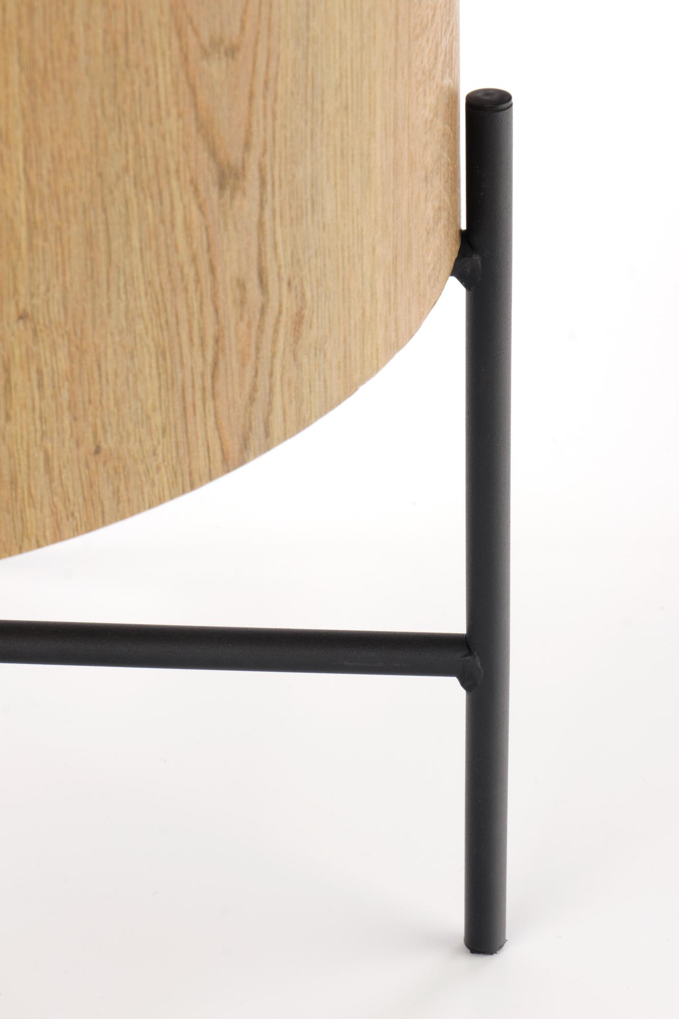 BROOKLYN-S c. table natural oak / black - slika 6