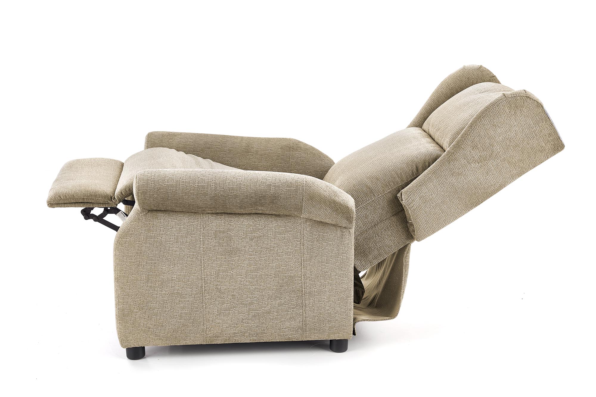 AGUSTIN M recliner with massage function, color: beige - slika 4
