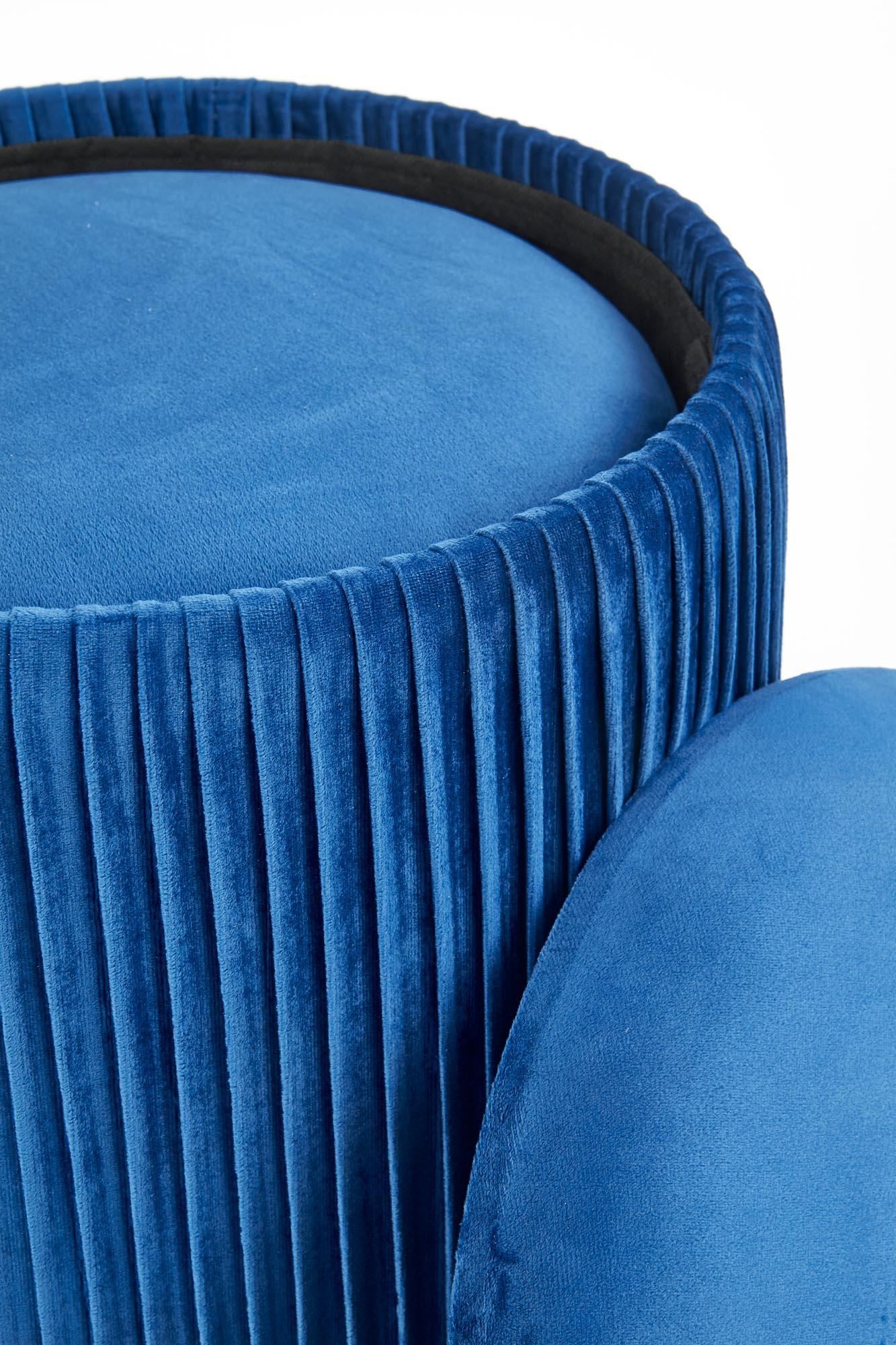MONTY set of two stools: color: dark blue - slika 6